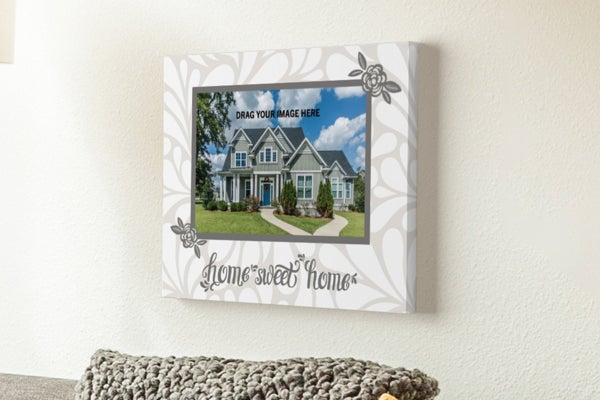 Picture of Home Sweet Home Canvas - Design B - 1 Photo