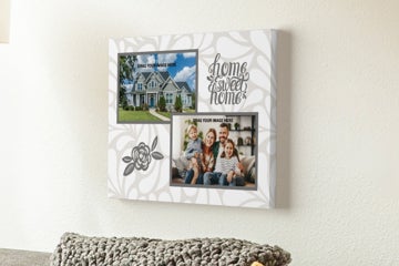 Picture of Home Sweet Home Canvas - Design B - 2 Photo