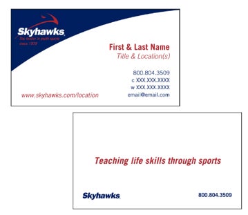 Picture of Skyhawks Business Card