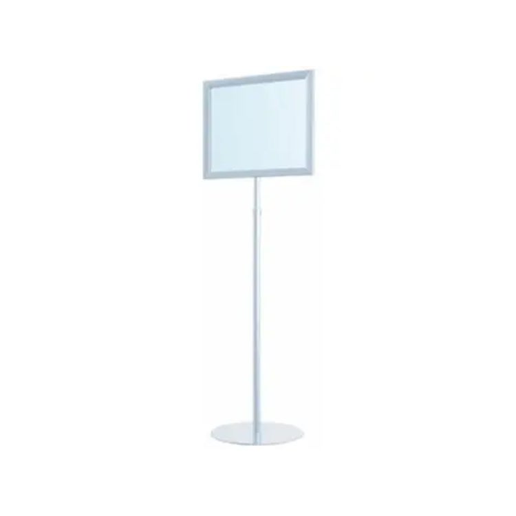 Pedestal Aluminum Frame 8.5”x11” Silver