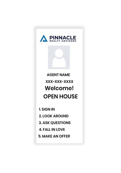 Picture of Retractable Banner - 78" x 33" - Pinnacle White V1