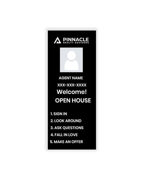 Picture of Retractable Banner - 78" x 33" - Pinnacle Black V1