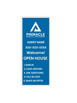 Picture of Retractable Banner - 78" x 33" - Pinnacle Blue V2