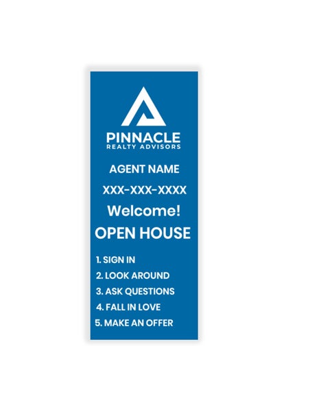 Picture of Retractable Banner - 78" x 33" - Pinnacle Blue V2