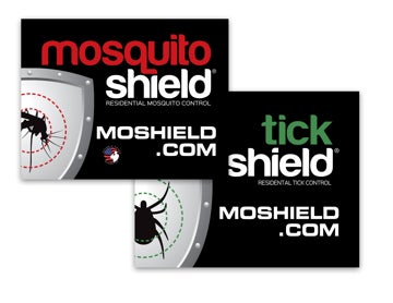 Picture of Mosquito / Tick Shield Combo Yard Sign - 18" x 24" - Veteran Owned