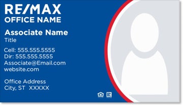 Picture of REMAX Blue Agent Photo - Premium Business Card TEST