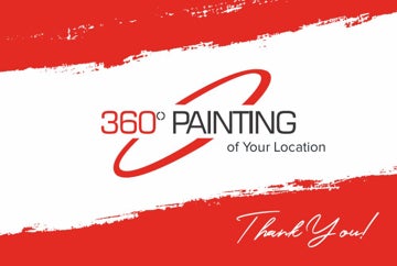 Picture of 360 Painting Thank You Postcard