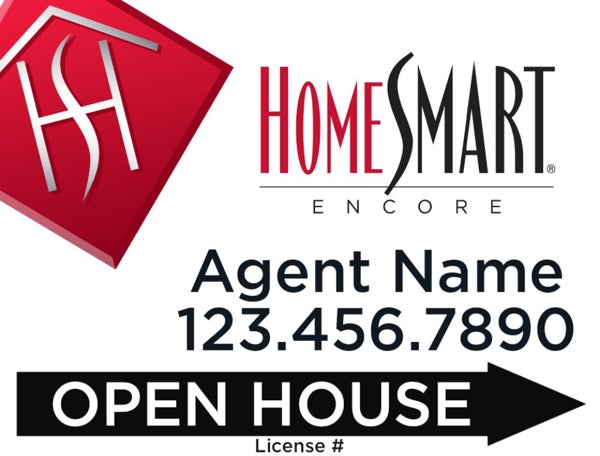 Picture of 18 x 24 Open House Agent Directional - Encore (Double Sided) - DEPRECATED