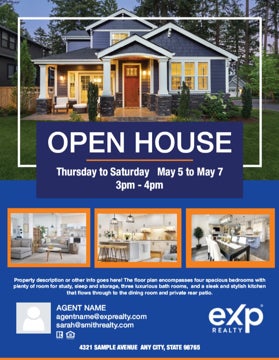 Picture of Open House Listing Flyer