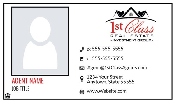 Picture of 1st Class - Investment Group - Business Card 9
