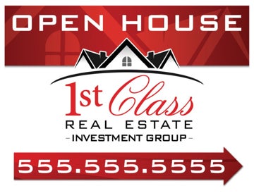 Picture of Investment Group Open House Directional Sign