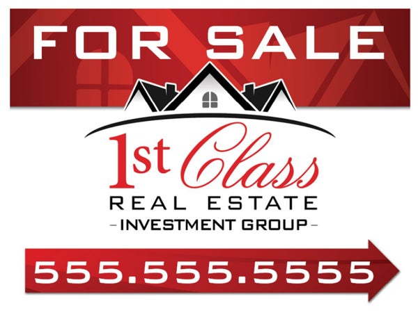 Picture of Investment Group For Sale Directional Sign