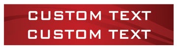 Picture of Custom Text Rider - Two Lines (Double Sided)