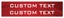 Picture of Custom Text Rider - Two Lines (Double Sided)
