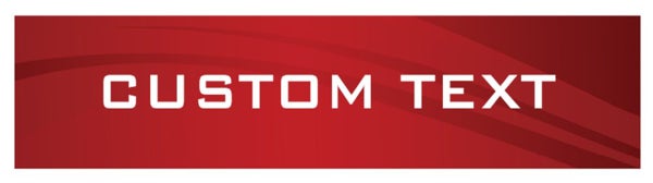 Picture of Custom Text Rider - One Line (Double Sided)