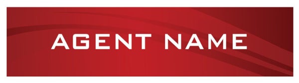 Picture of Agent Name Rider (Double Sided)