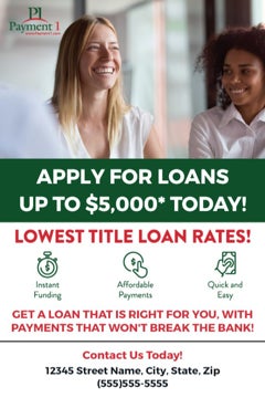 Picture of Title Loan Postcard