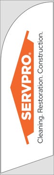 Picture of SERVPRO Feather Flag White