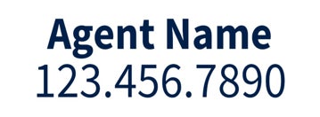 Picture of Agent Name & Number