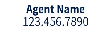 Picture of Agent Name & Number