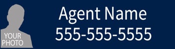 Picture of Agent Photo, Name and Number