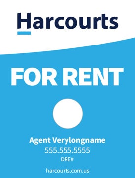 Picture of For Rent - Light Blue Vertical