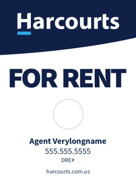 Picture of For Rent - White Vertical