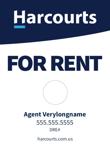 Picture of For Rent - White Vertical
