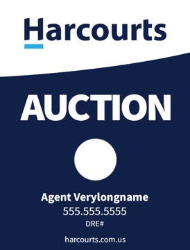 Picture of Auction - Dark Blue Vertical