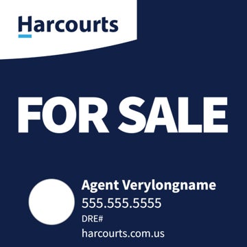 Picture of For Sale - Dark Blue Horizontal