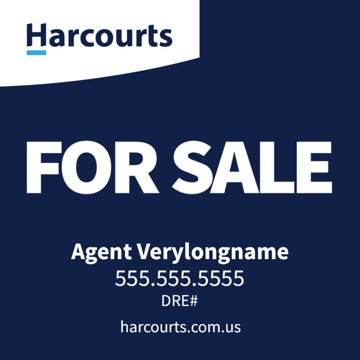 Picture of For Sale - Dark Blue Horizontal - No Photo