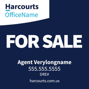 Picture of For Sale - Office Name - Dark Blue Horizontal - No Photo