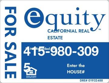 Picture of BAREIS Yard Sign - Luxury Panel - Local Phone