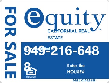 Picture of CRMLS Yard Sign - Luxury Panel - Local Phone