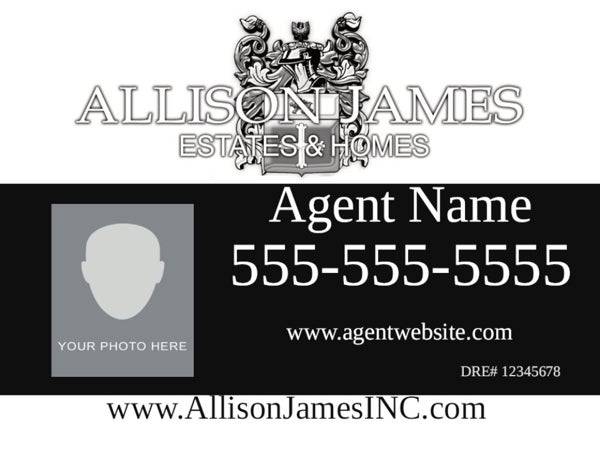 Picture of Agent Photo, Name and Number