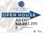 Picture of Design for Open House - Agent Name, Website