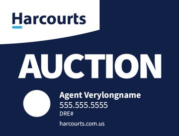 Picture of Auction - Dark Blue Horizontal