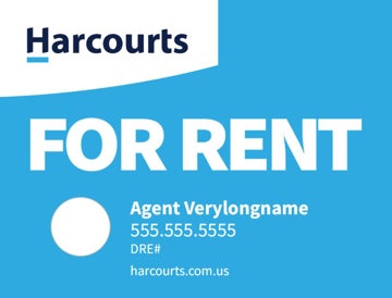 Picture of For Rent - Light Blue Horizontal