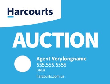 Picture of Auction - Light Blue Horizontal