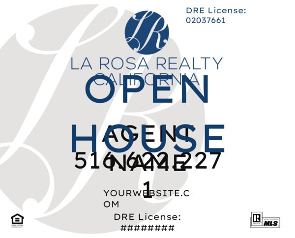 Picture of Open House - Agent Name, Phone & Website