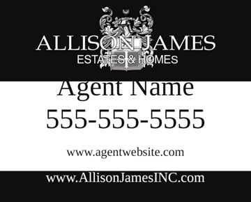 Picture of Agent Photo Sign Panel (White) 18x24