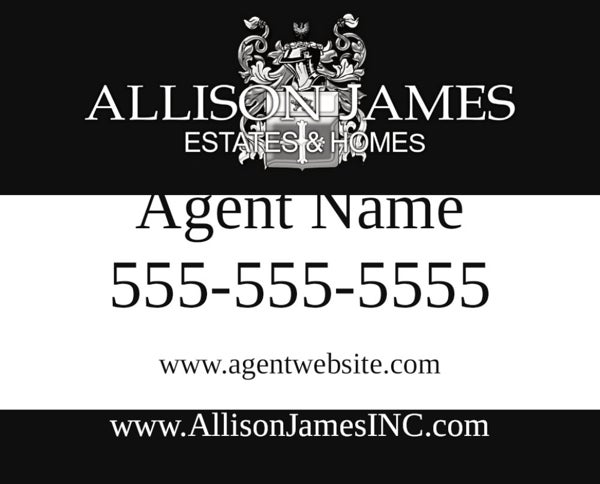 Picture of Agent Photo Sign Panel (White) 18x24