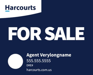 Picture of For Sale - Dark Blue Horizontal