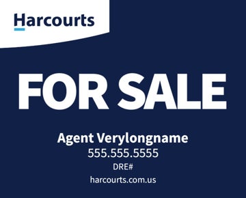 Picture of For Sale - Dark Blue Horizontal - No Photo