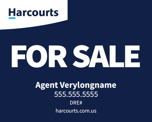 Picture of For Sale - Dark Blue Horizontal - No Photo