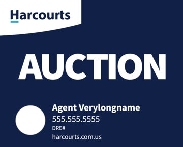 Picture of Auction - Dark Blue Horizontal