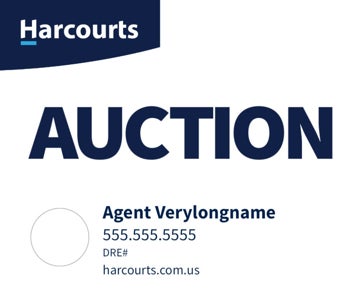 Picture of Auction - White Horizontal