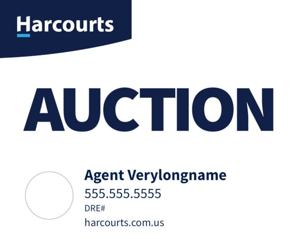 Picture of Auction - White Horizontal