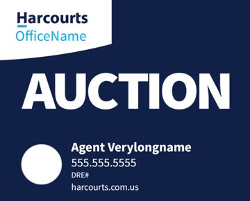 Picture of Auction - Office Name - Dark Blue Horizontal