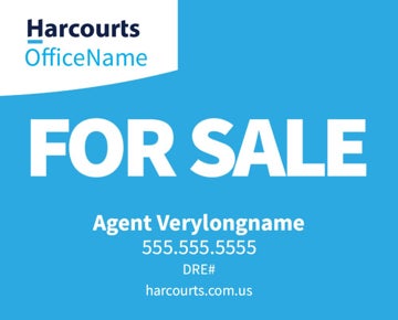 Picture of For Sale - Office Name - Light Blue Horizontal - No Photo